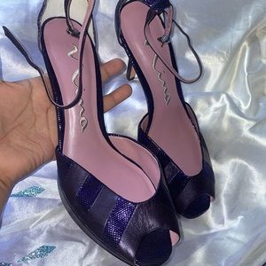 Nina purple heels